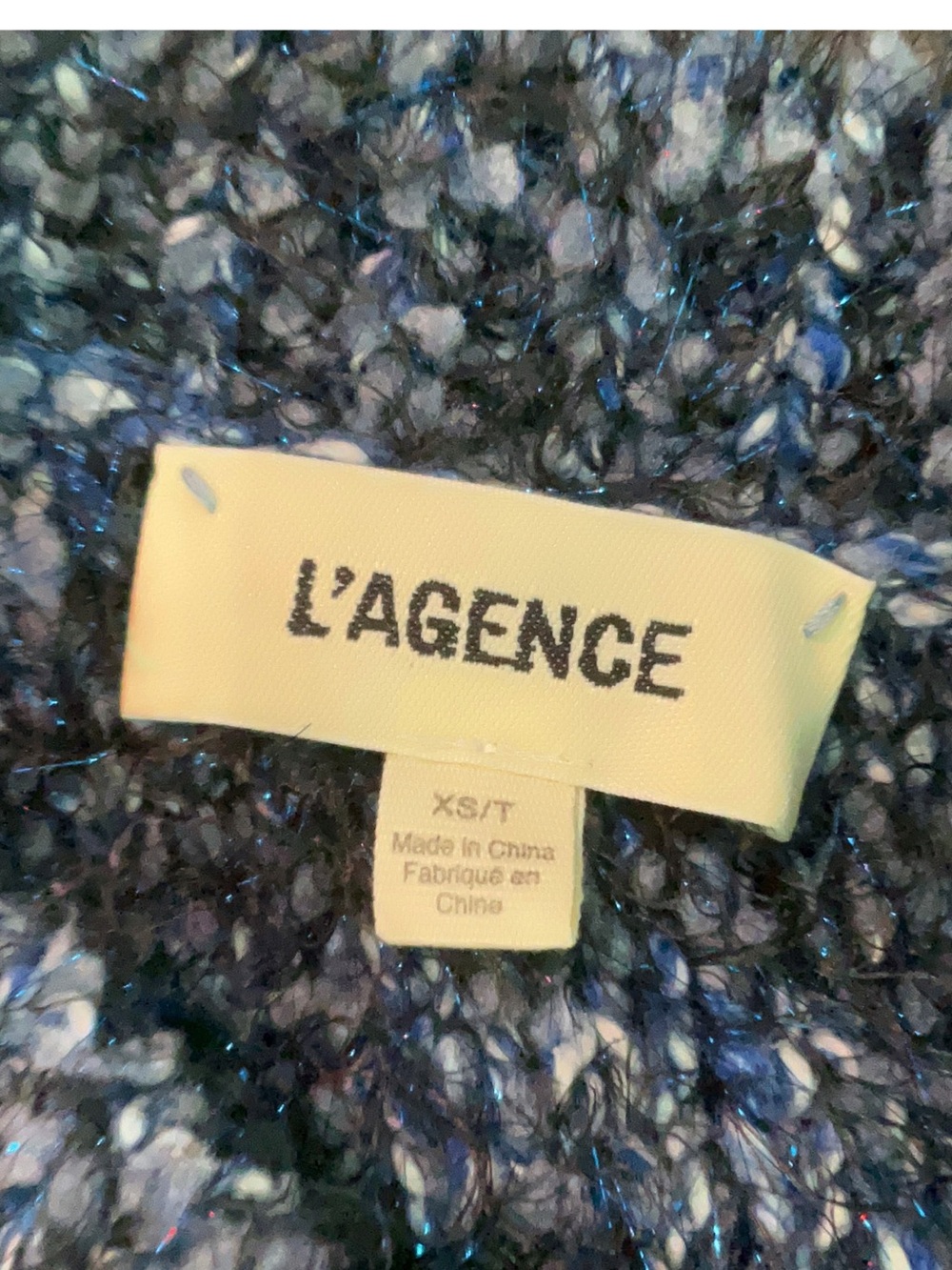L'Agence Una Navy Multi Cardigan - Picture 10 of 10